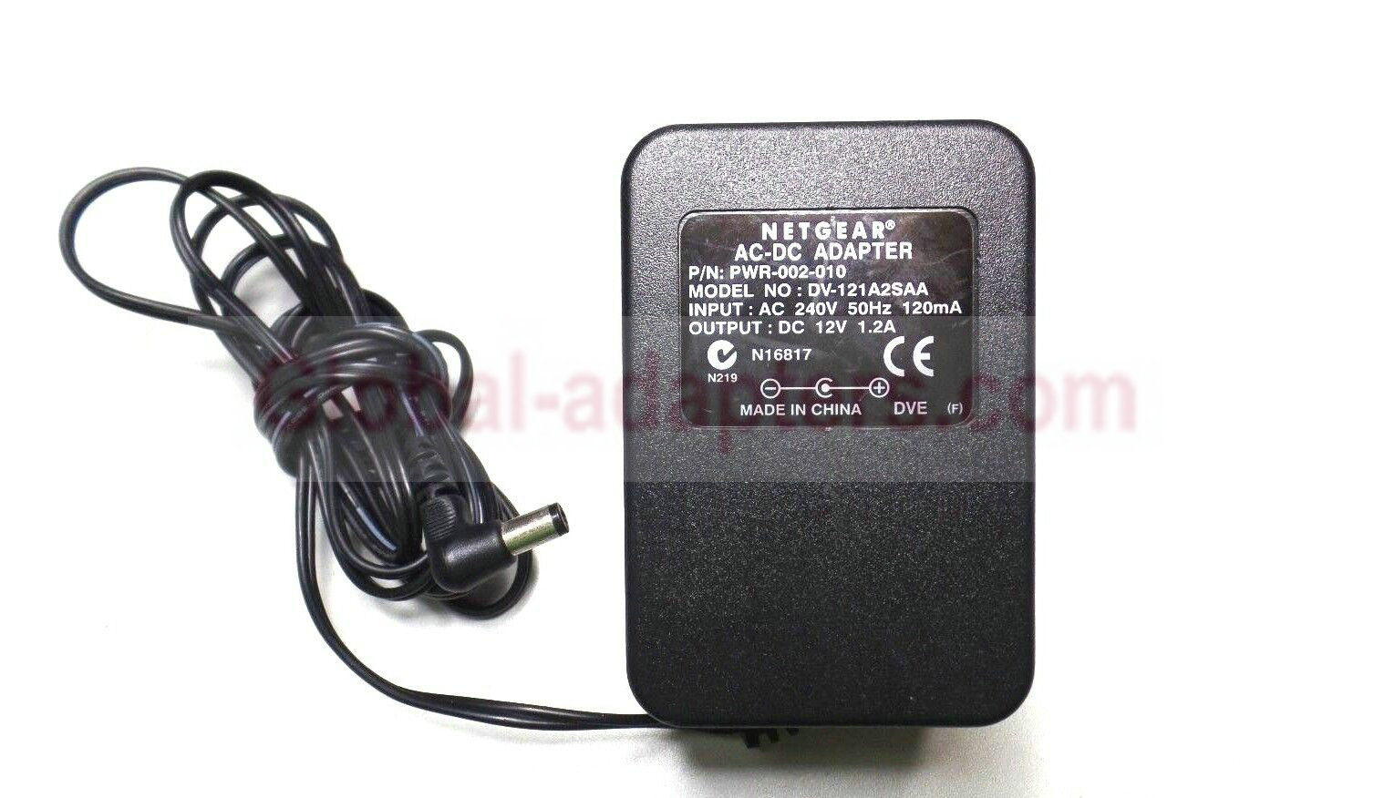 New 12V 1.2A NETGEAR DV-121A2SAA PWR-002-010 Power Supply Ac Adapter - Click Image to Close